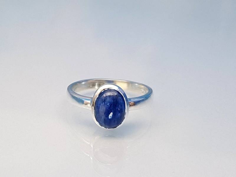 Ring Kyanit 925 Silber von SteinzauberShop