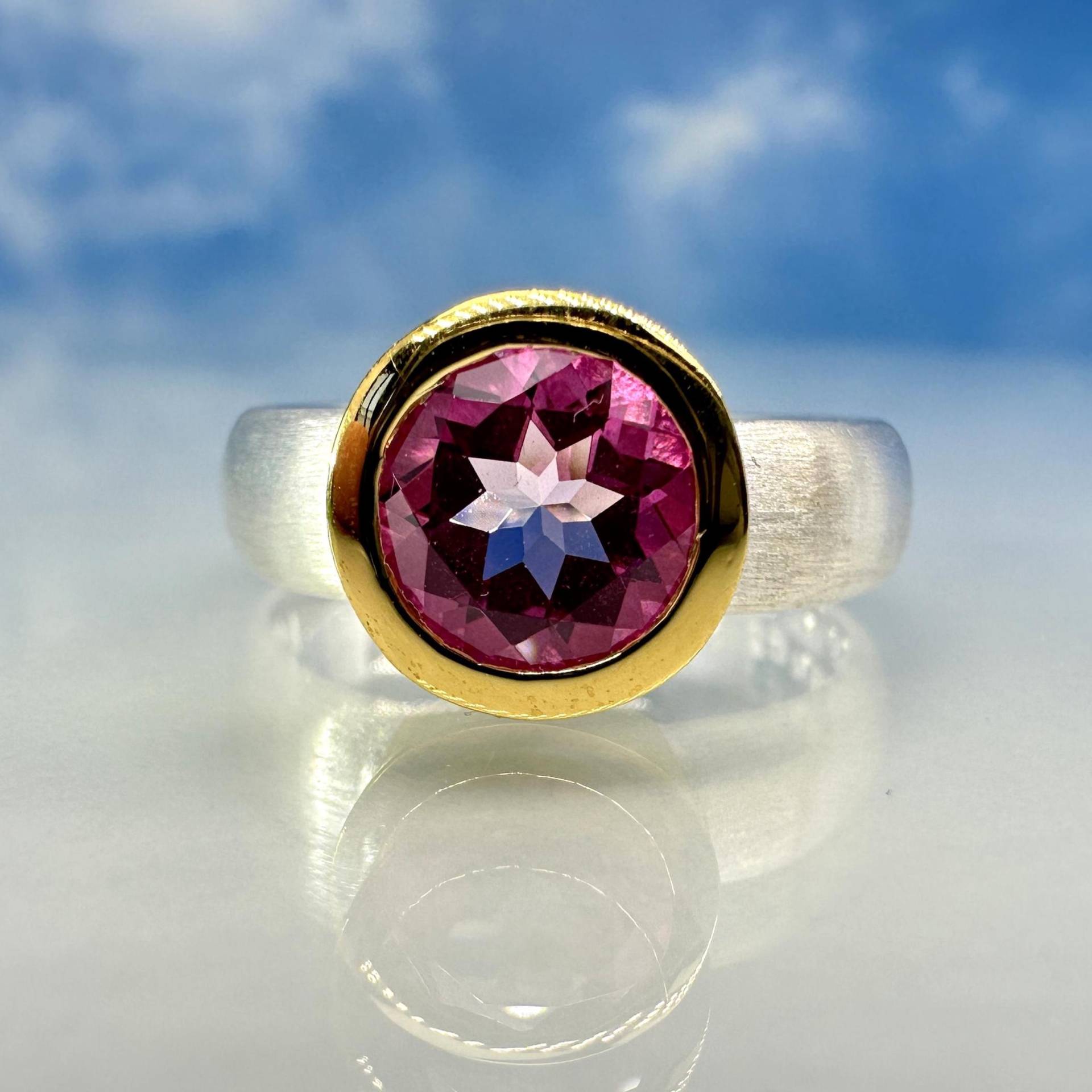 Ring Topas Pink Bicolor von SteinzauberShop