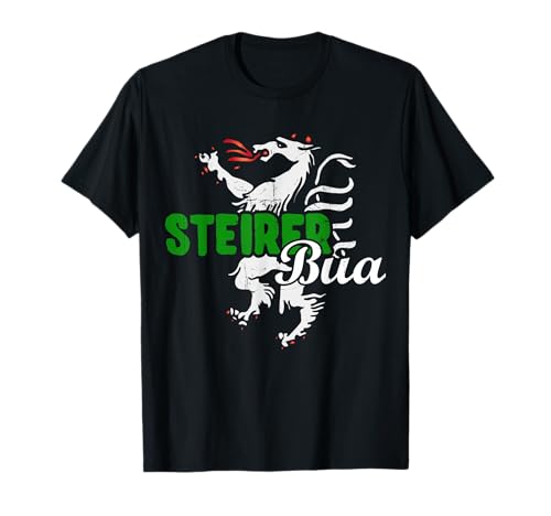 Steirer Bua Steirerbua Steiermark Herren Kind Männer Wappen T-Shirt von Steirer Bua & Madl Bekleidung