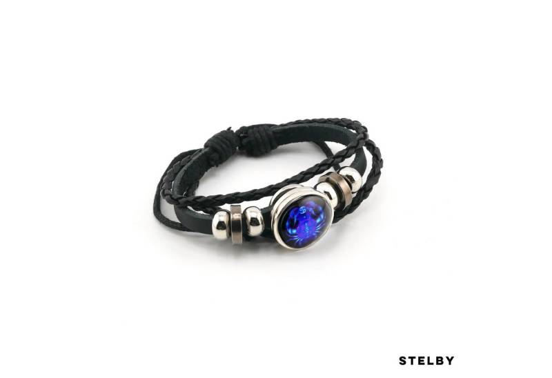 Stelby Armband mit Gravur Armband Sternzeichen Krebs mit 3D Gravur im Glas (Weihnachtsgeschenk, Geburtstagsgeschenk, Valentinstaggeschenk, modern, minimalistisch), langlebig, pflegeleicht, unisex von Stelby