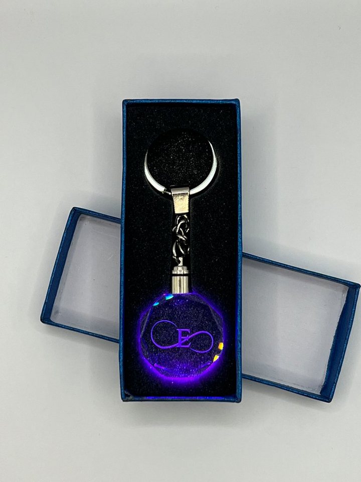 Stelby Schlüsselanhänger Unendlichkeitszeichen Schlüsselanhänger E Multicolor mit Geschenkbox von Stelby