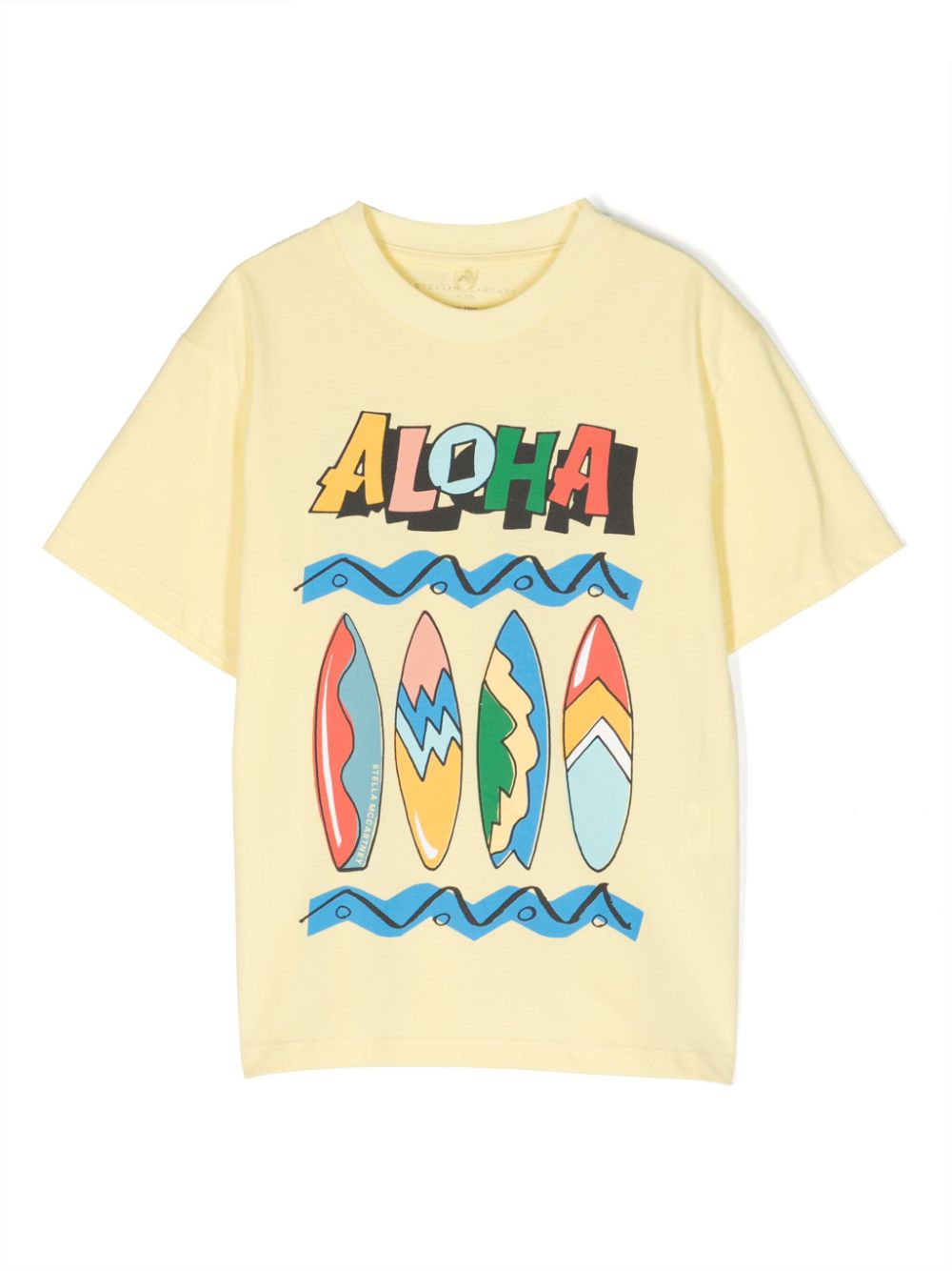 Stella McCartney Kids T-Shirt mit Aloha-Print - Gelb von Stella McCartney Kids