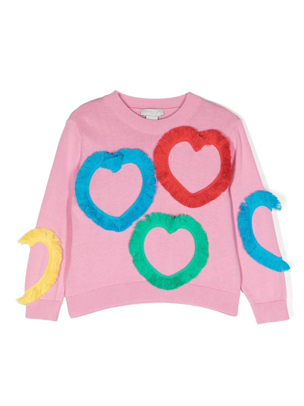 Stella McCartney Kids Ausgefranster Strickpullover - Rosa von Stella McCartney Kids