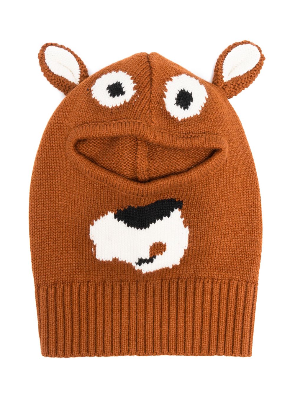 Stella McCartney Kids Balaklava mit Bärenmotiv - Orange von Stella McCartney Kids