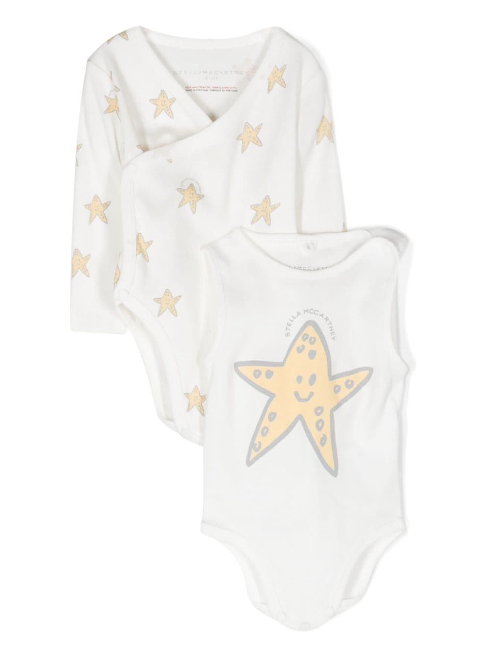 Stella McCartney Kids Body mit Seesterne-Print (2er-Set) - Weiß von Stella McCartney Kids