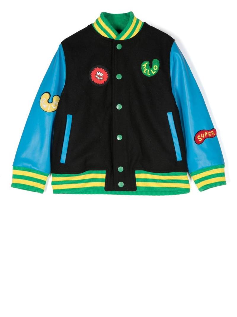 Stella McCartney Kids Bomberjacke mit Patch-Detail - Schwarz von Stella McCartney Kids