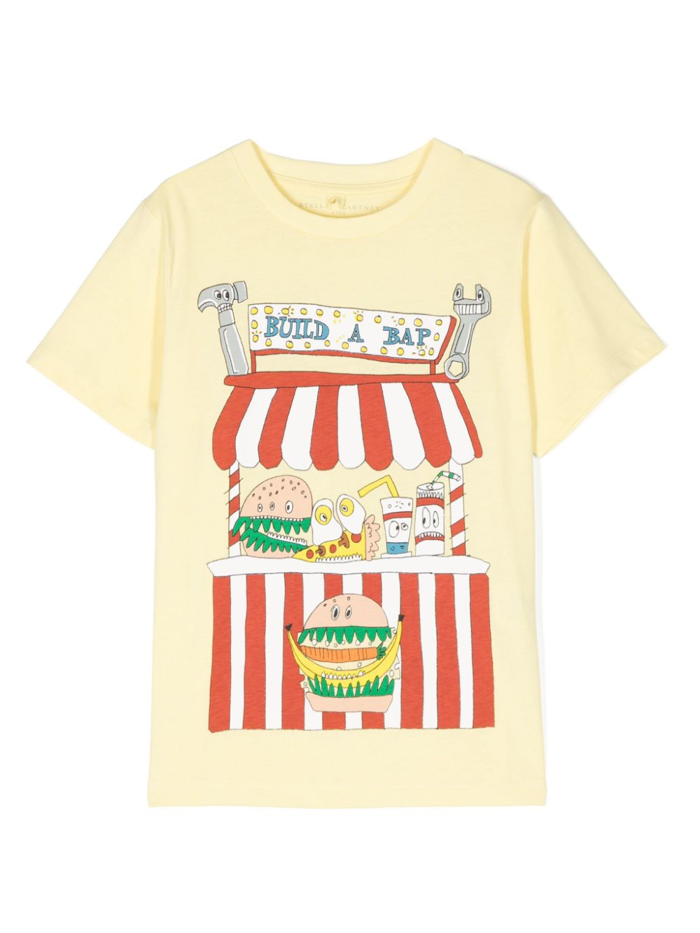 Stella McCartney Kids Crunchy Lunchy T-Shirt - Gelb von Stella McCartney Kids