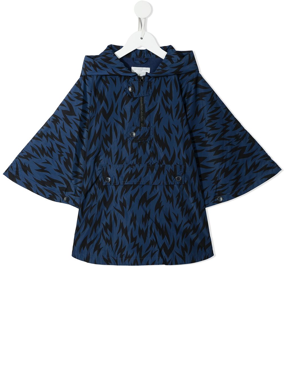 Stella McCartney Kids Doggy Fur Mantel - Blau von Stella McCartney Kids