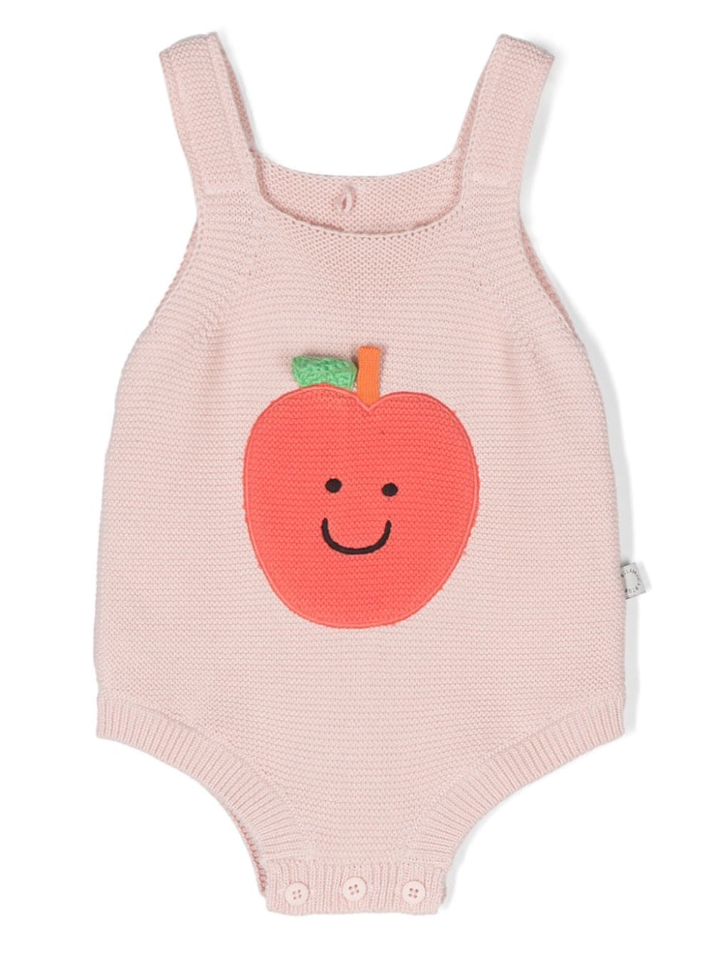 Stella McCartney Kids Gestrickter Body mit Applikation - Rosa von Stella McCartney Kids