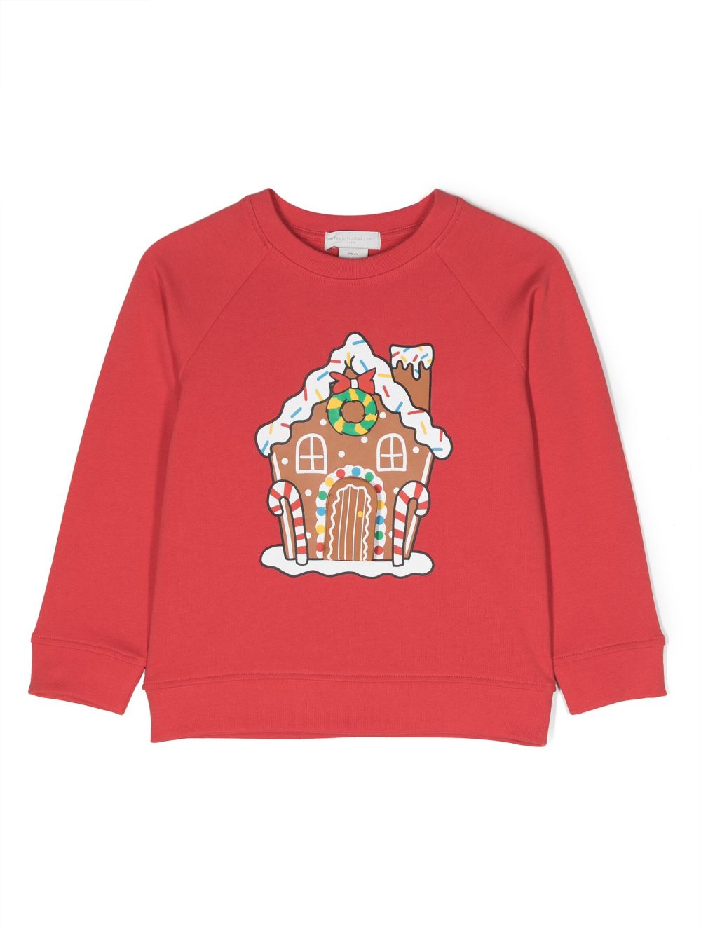 Stella McCartney Kids Sweatshirt aus Bio-Baumwolle - Rot von Stella McCartney Kids