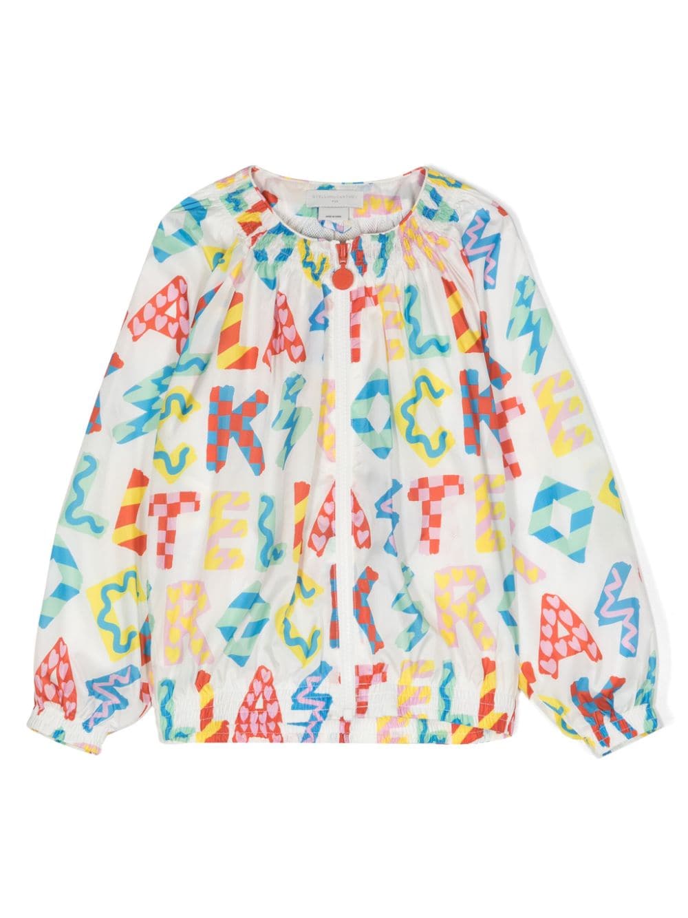 Stella McCartney Kids Jacke mit Slogan-Print - Weiß von Stella McCartney Kids