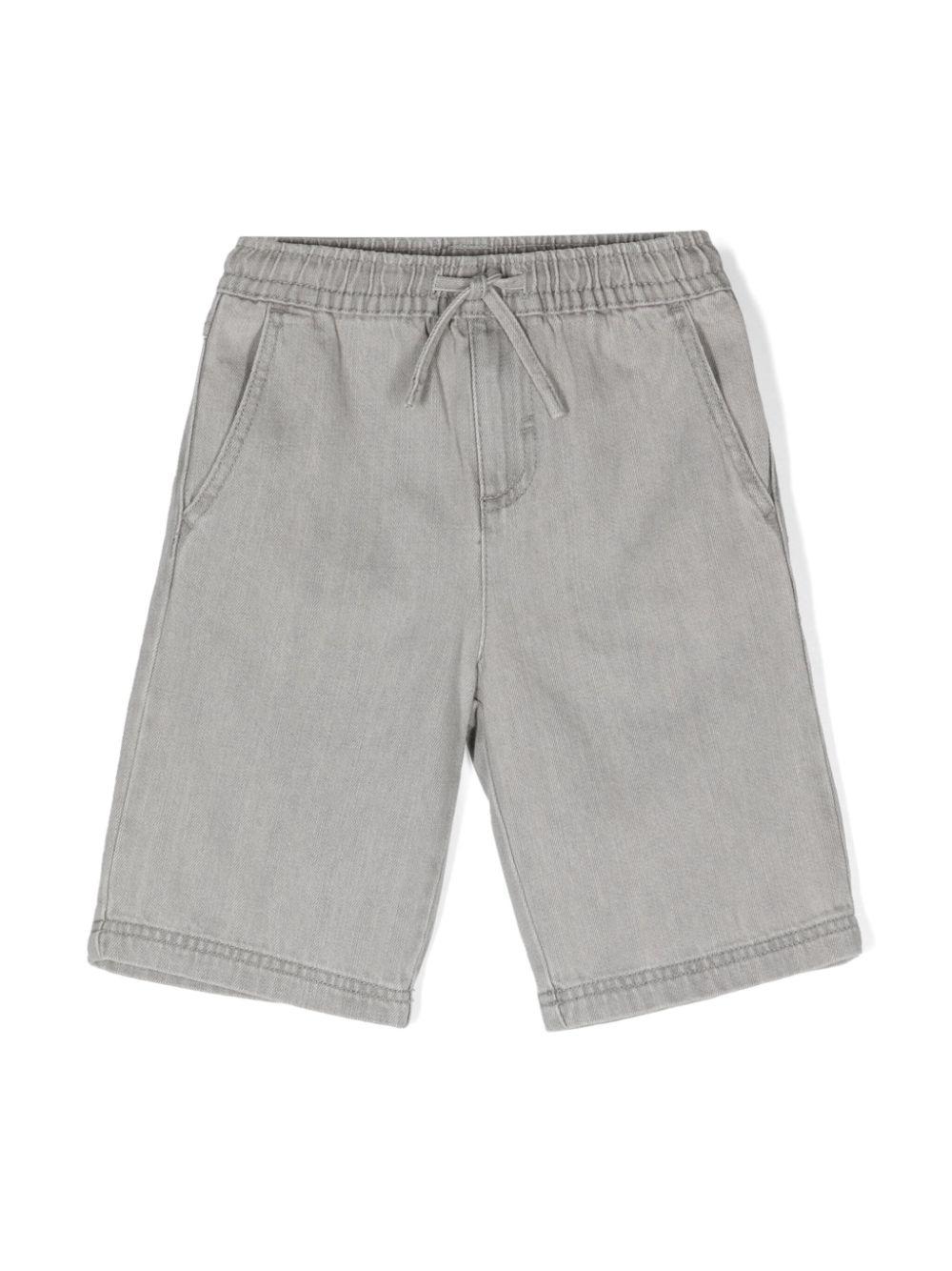 Stella McCartney Kids Jeans-Shorts mit Kordelzug - Grau von Stella McCartney Kids