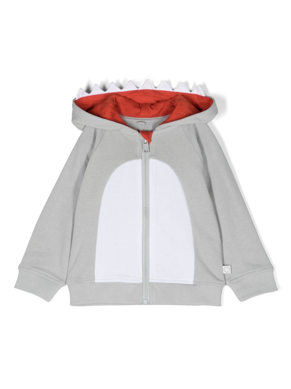 Stella McCartney Kids Jersey-Hoodie mit Haifischzähnen - Grau von Stella McCartney Kids