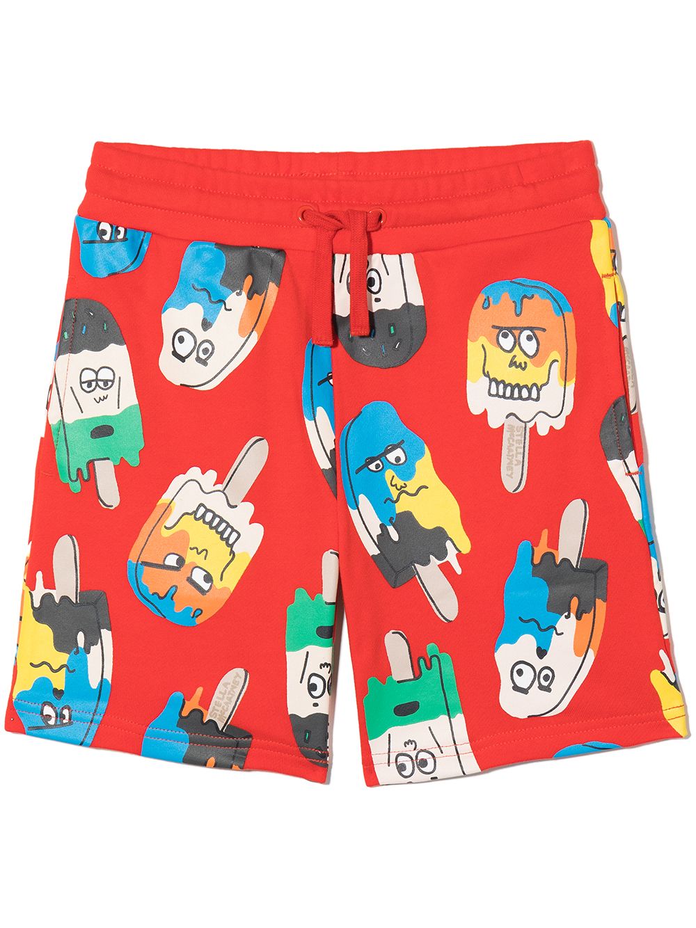 Stella McCartney Kids Joggingshorts mit Stieleis-Print - Rot von Stella McCartney Kids