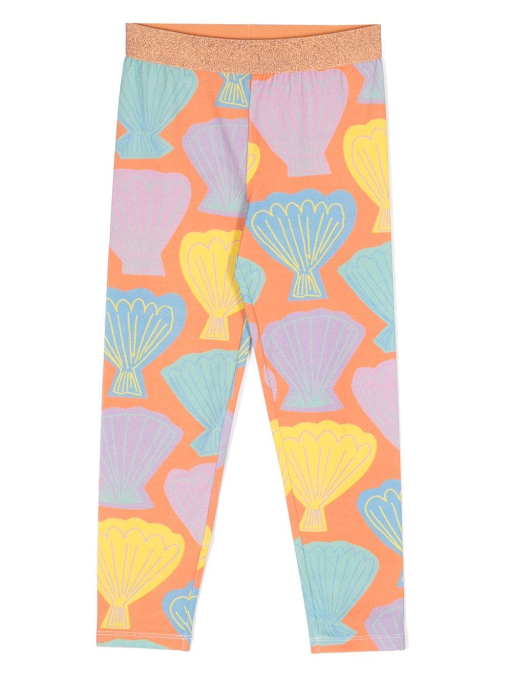 Stella McCartney Kids Leggings mit Muschel-Print - Orange von Stella McCartney Kids