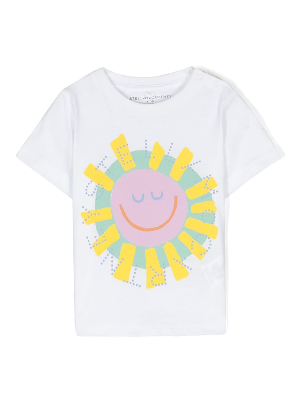 Stella McCartney Kids Medallion Sunshine T-Shirt - Weiß von Stella McCartney Kids
