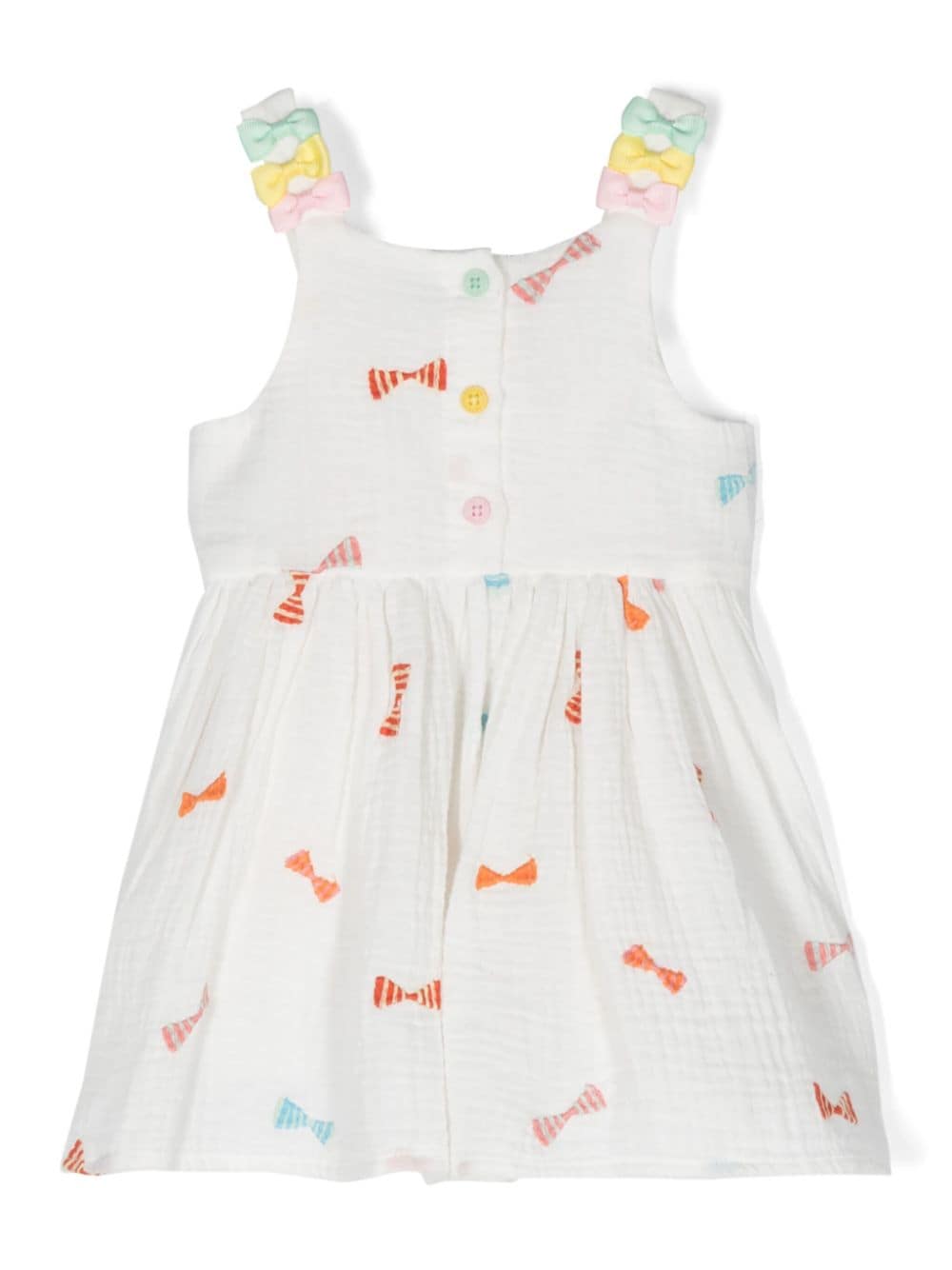 Stella McCartney Kids Minikleid mit Blumenstickerei - Weiß von Stella McCartney Kids