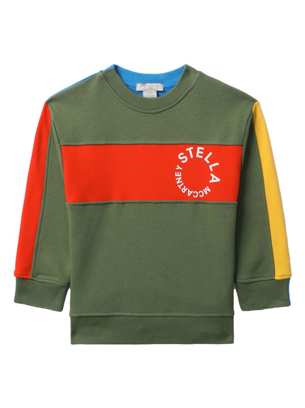 Stella McCartney Kids Pullover mit Logo-Print - Grün von Stella McCartney Kids