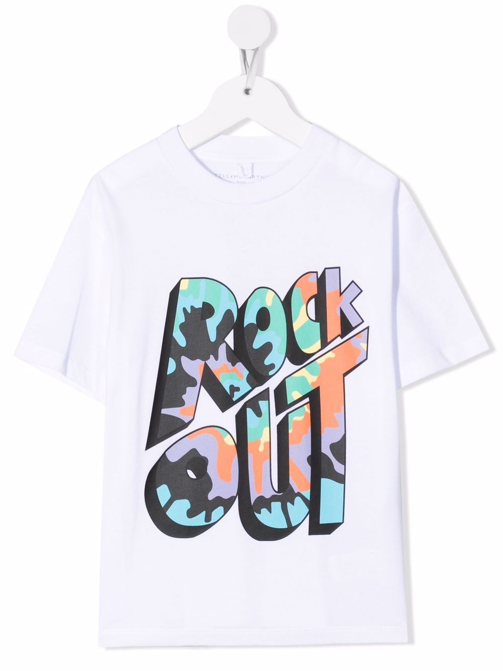 Stella McCartney Kids T-Shirt mit "Rock Out"-Print - Weiß von Stella McCartney Kids