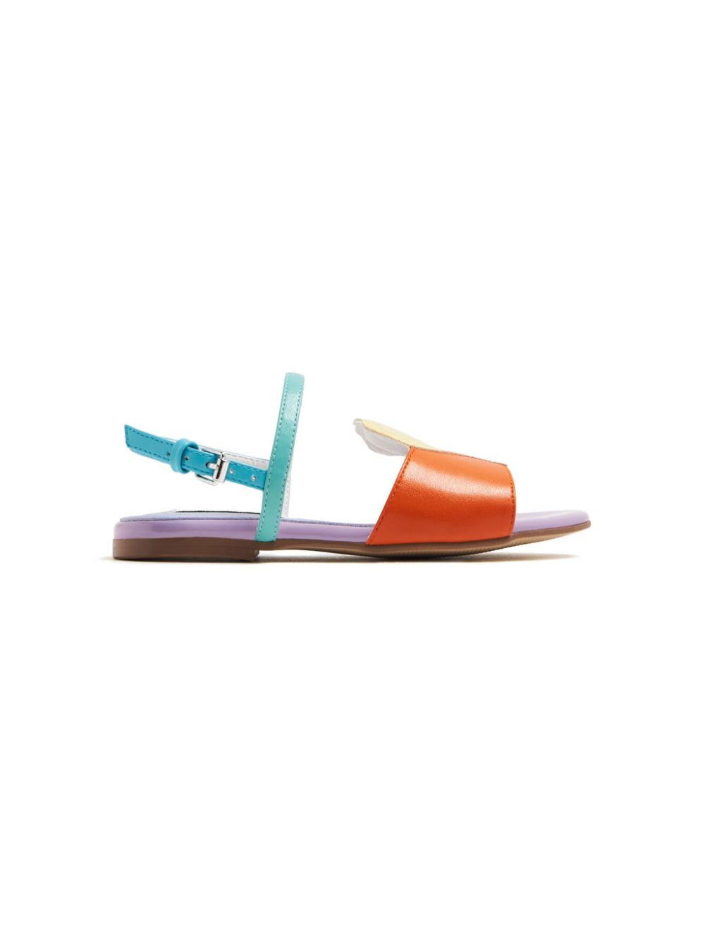 Stella McCartney Kids Seashell Sandalen aus Faux-Leder - Orange von Stella McCartney Kids