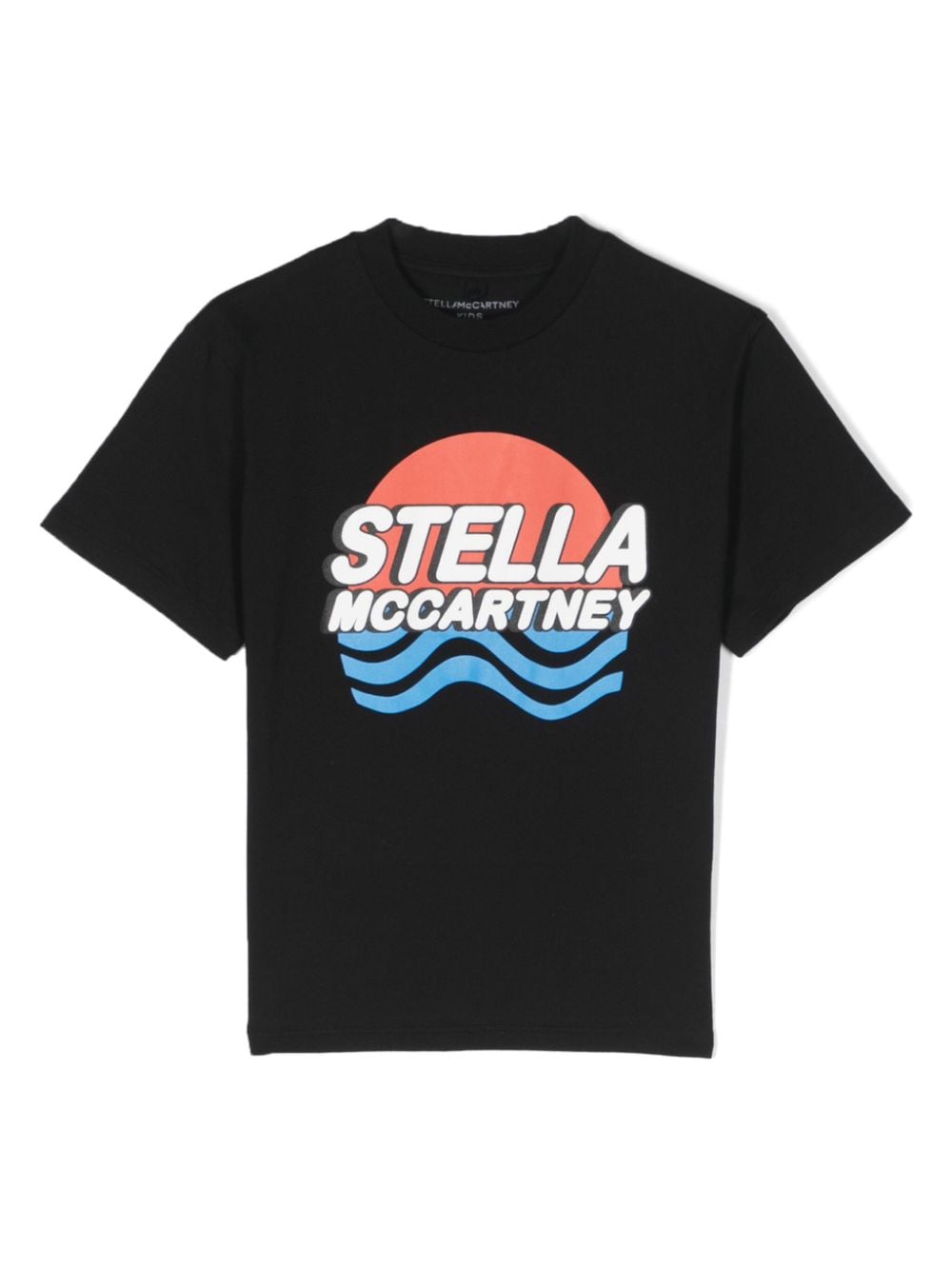 Stella McCartney Kids T-Shirt mit Hai-Print - Schwarz von Stella McCartney Kids