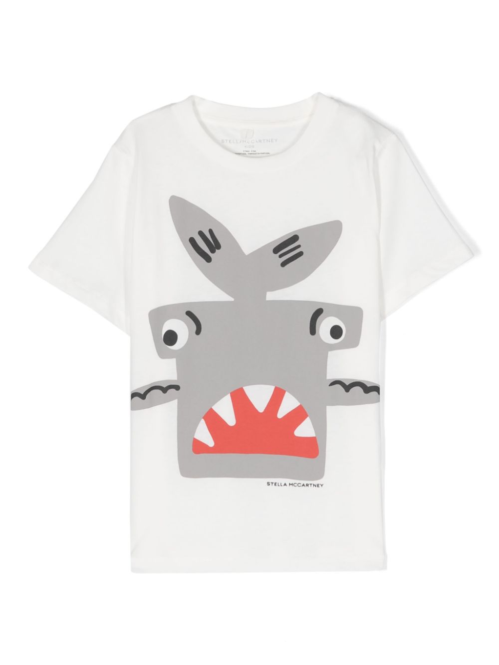 Stella McCartney Kids T-Shirt mit Hai-Print - Weiß von Stella McCartney Kids