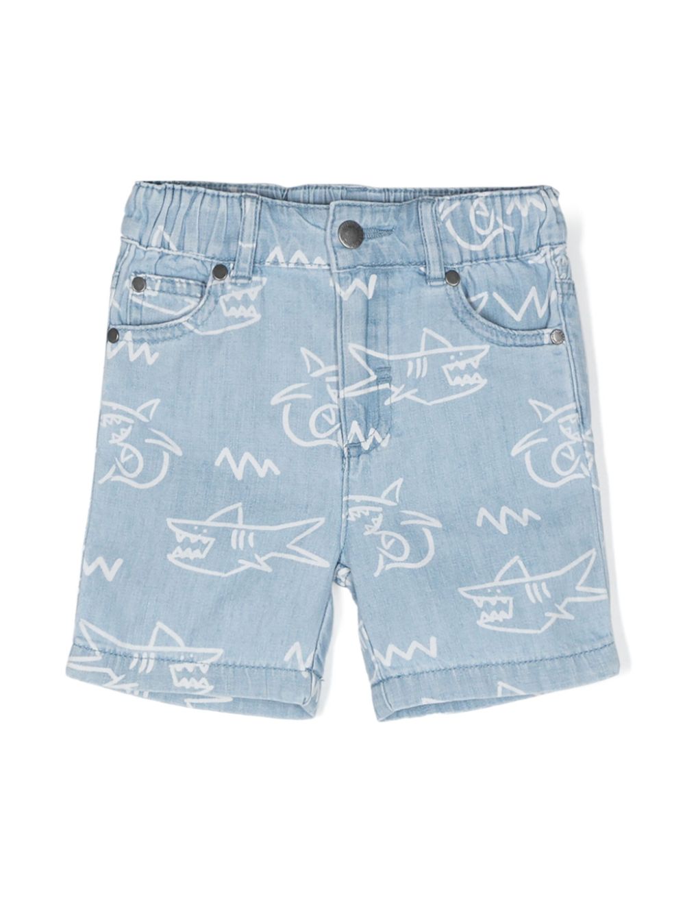 Stella McCartney Kids Shorts mit grafischem Print - Blau von Stella McCartney Kids