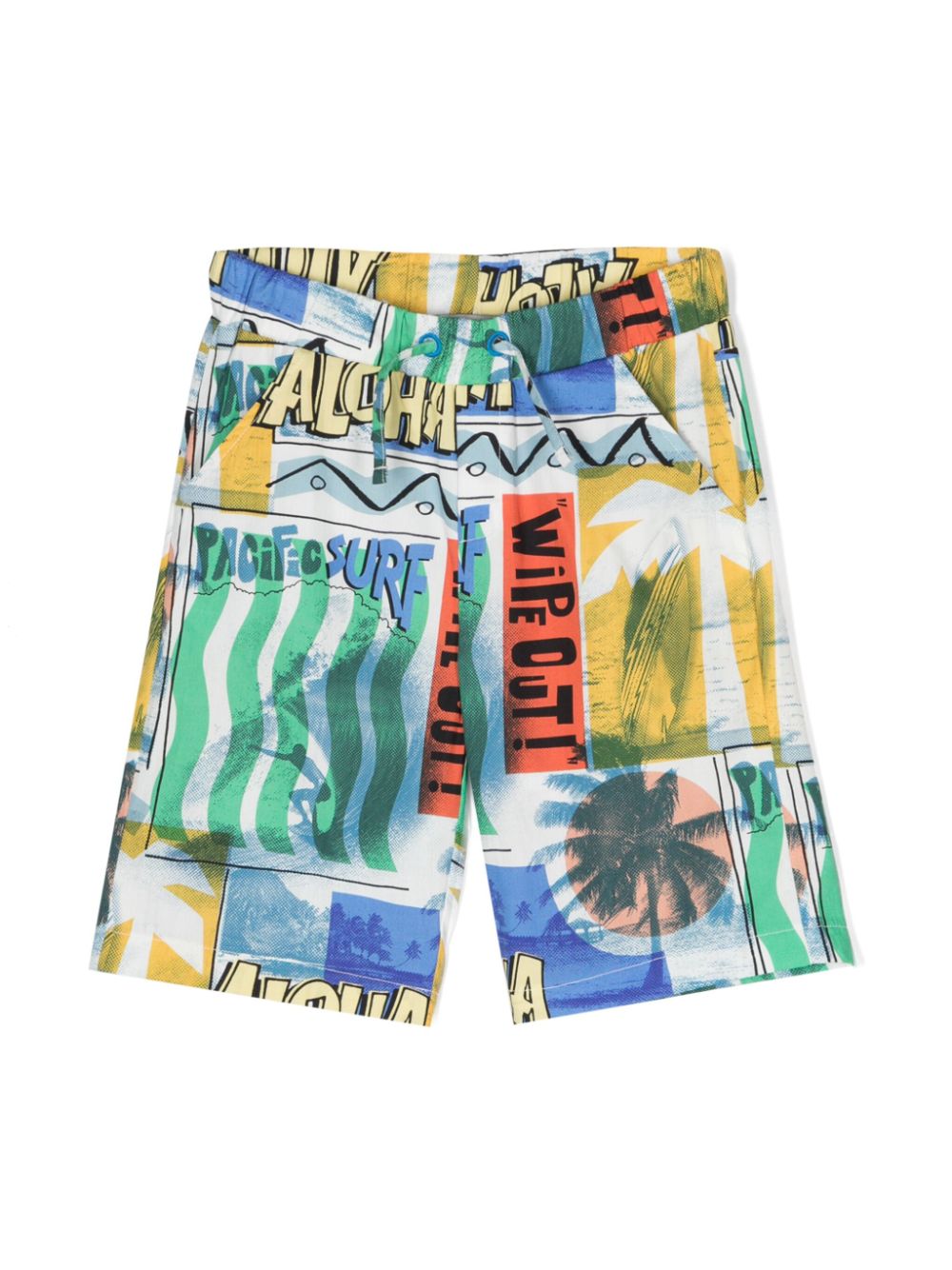 Stella McCartney Kids Shorts mit grafischem Print - Weiß von Stella McCartney Kids