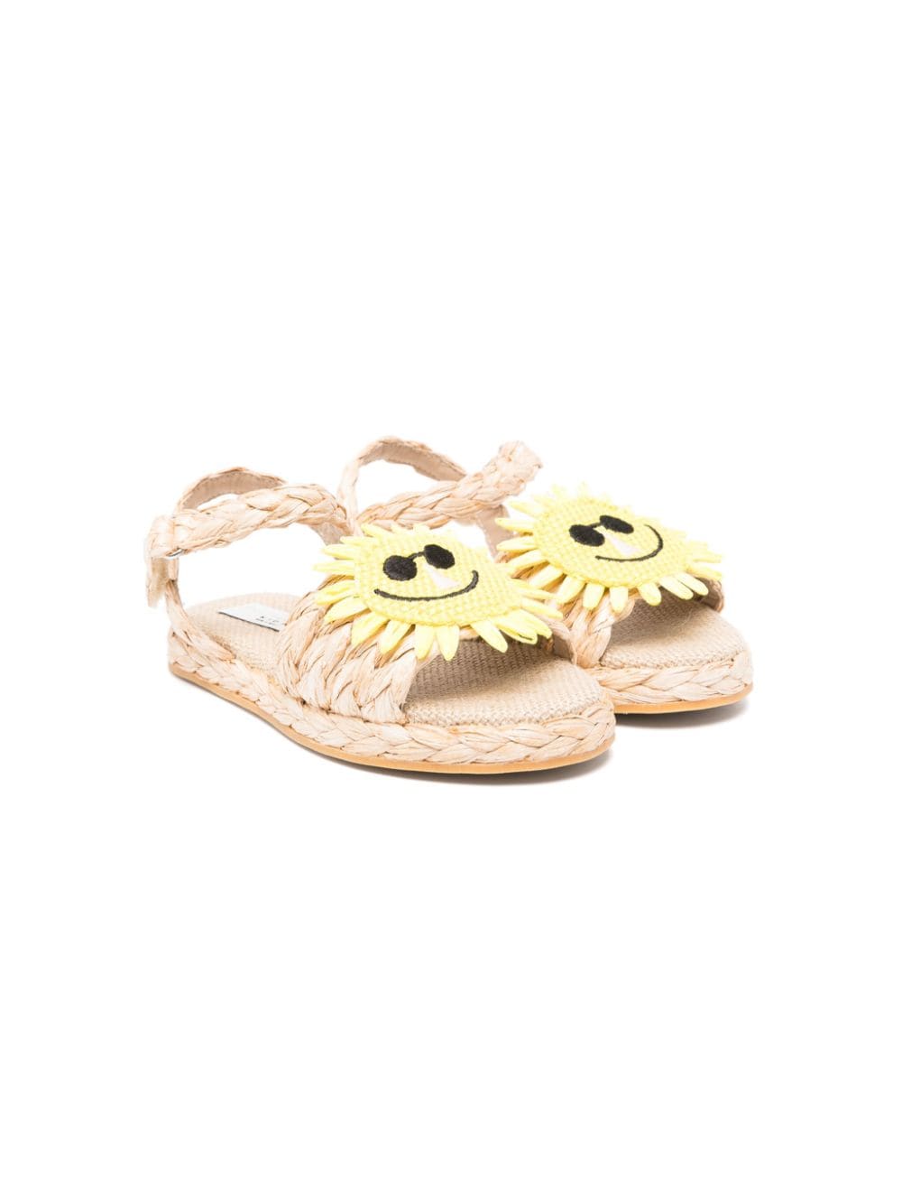 Stella McCartney Kids Slingback-Sandalen mit Sonnenapplikation - Braun von Stella McCartney Kids