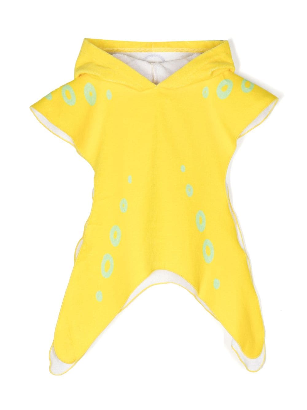 Stella McCartney Kids Starfish Badetuch mit Kapuze - Gelb von Stella McCartney Kids