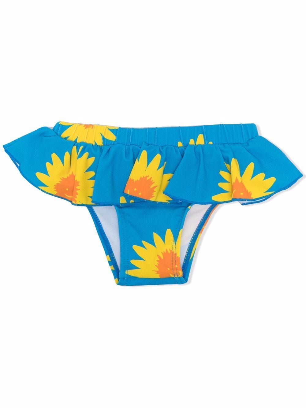 Stella McCartney Kids Badehose mit Sonnenblumen-Print - Blau von Stella McCartney Kids