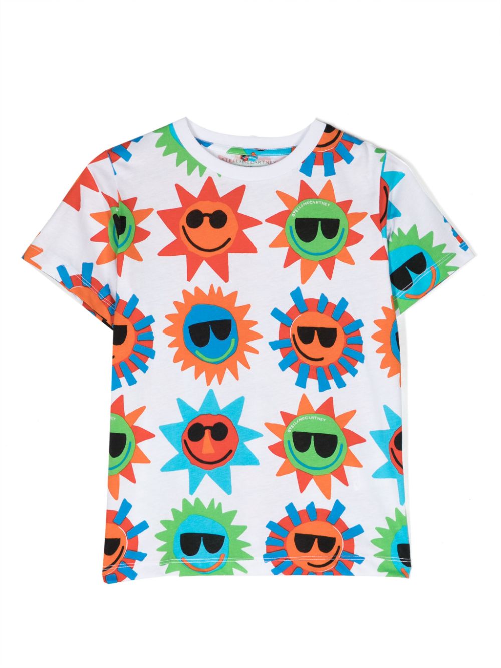 Stella McCartney Kids Sunshine T-Shirt aus Baumwolle - Weiß von Stella McCartney Kids