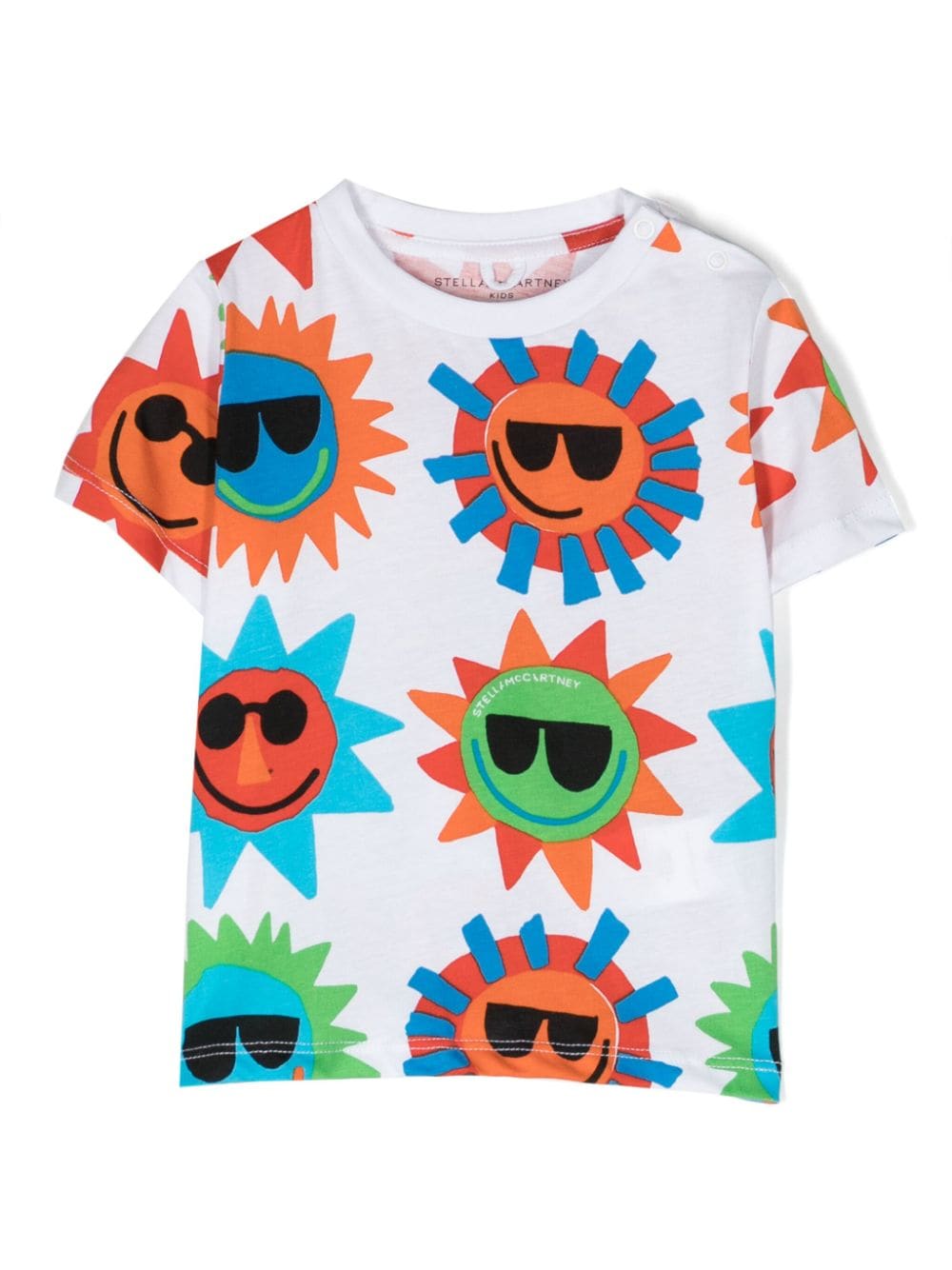 Stella McCartney Kids Sunshine T-Shirt aus Baumwolle - Weiß von Stella McCartney Kids