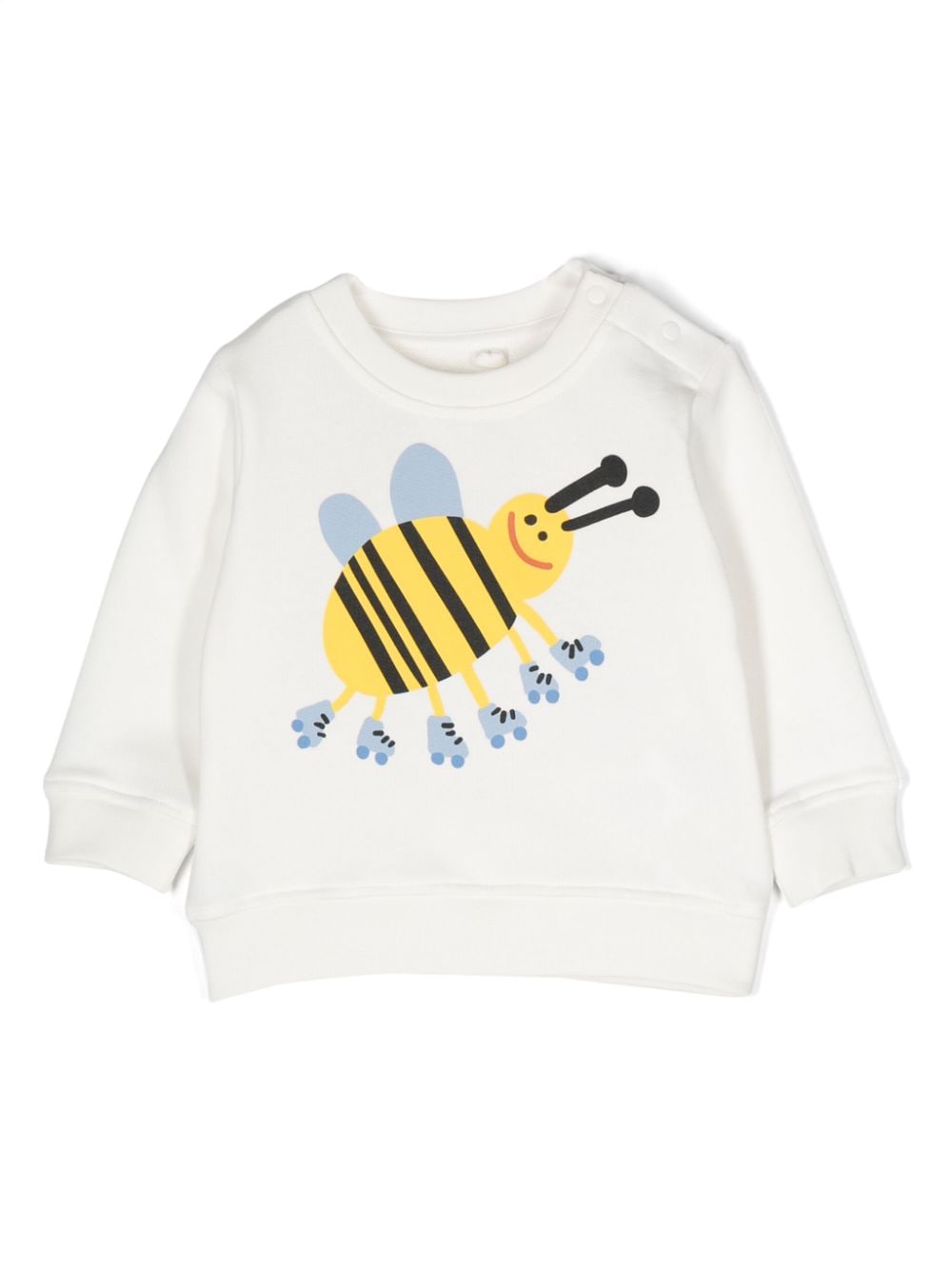 Stella McCartney Kids Sweatshirt mit Bienen-Print - Weiß von Stella McCartney Kids