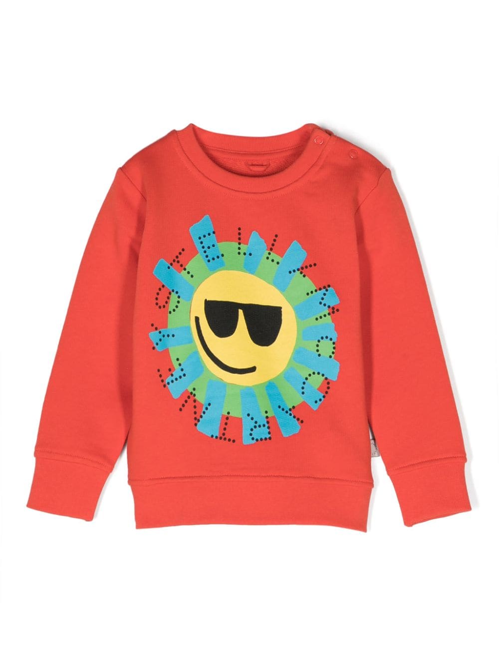 Stella McCartney Kids Sweatshirt mit Sonnen-Print - Orange von Stella McCartney Kids