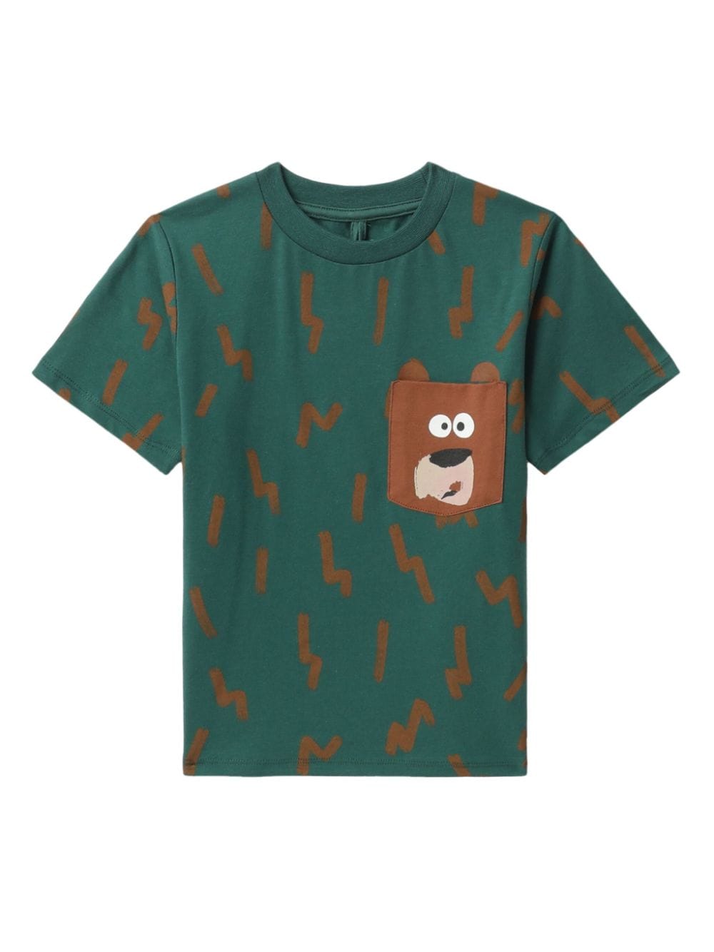 Stella McCartney Kids T-Shirt mit Blitz-Print - Grün von Stella McCartney Kids