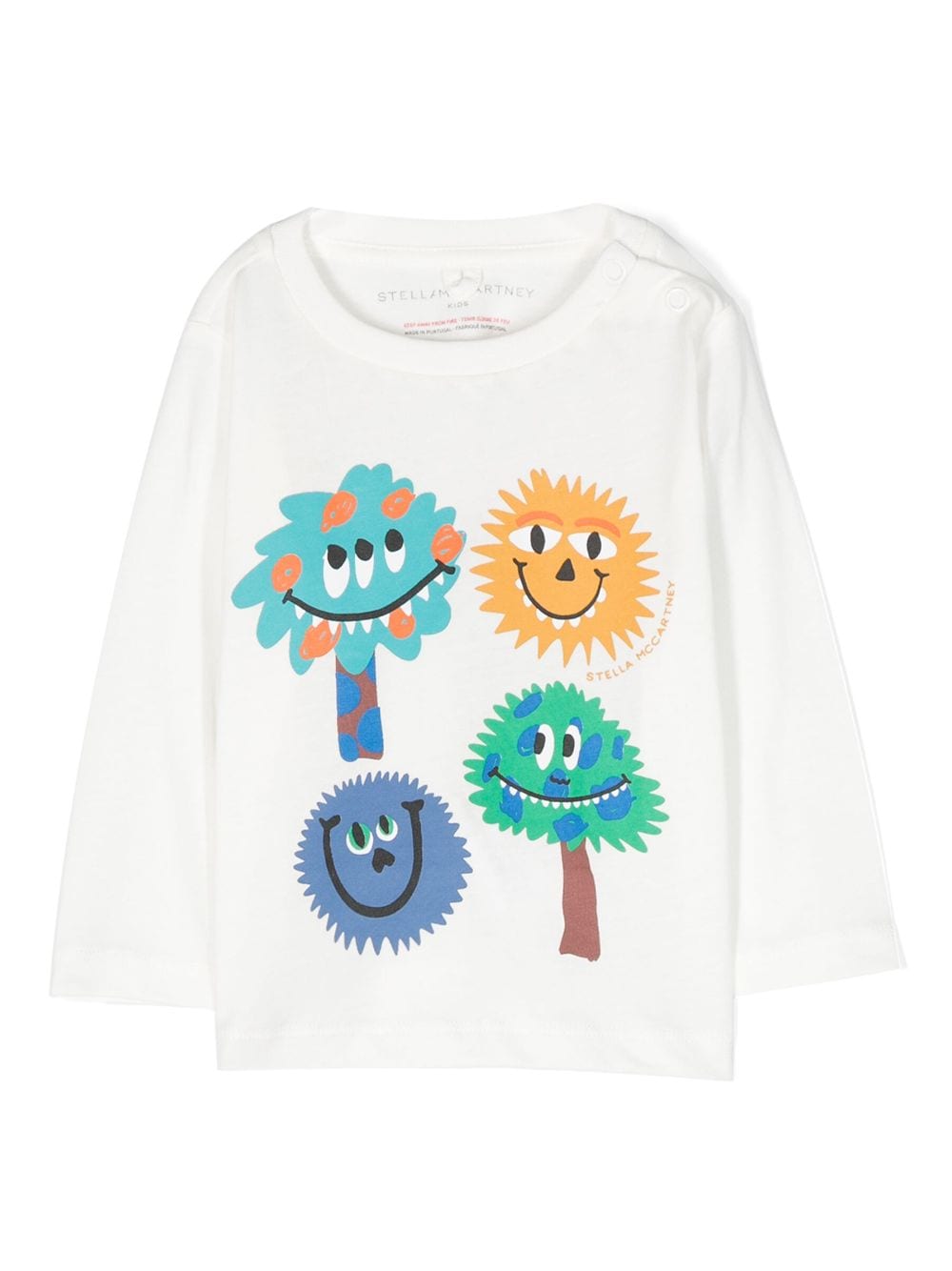 Stella McCartney Kids T-Shirt mit Monster-Print - Weiß von Stella McCartney Kids