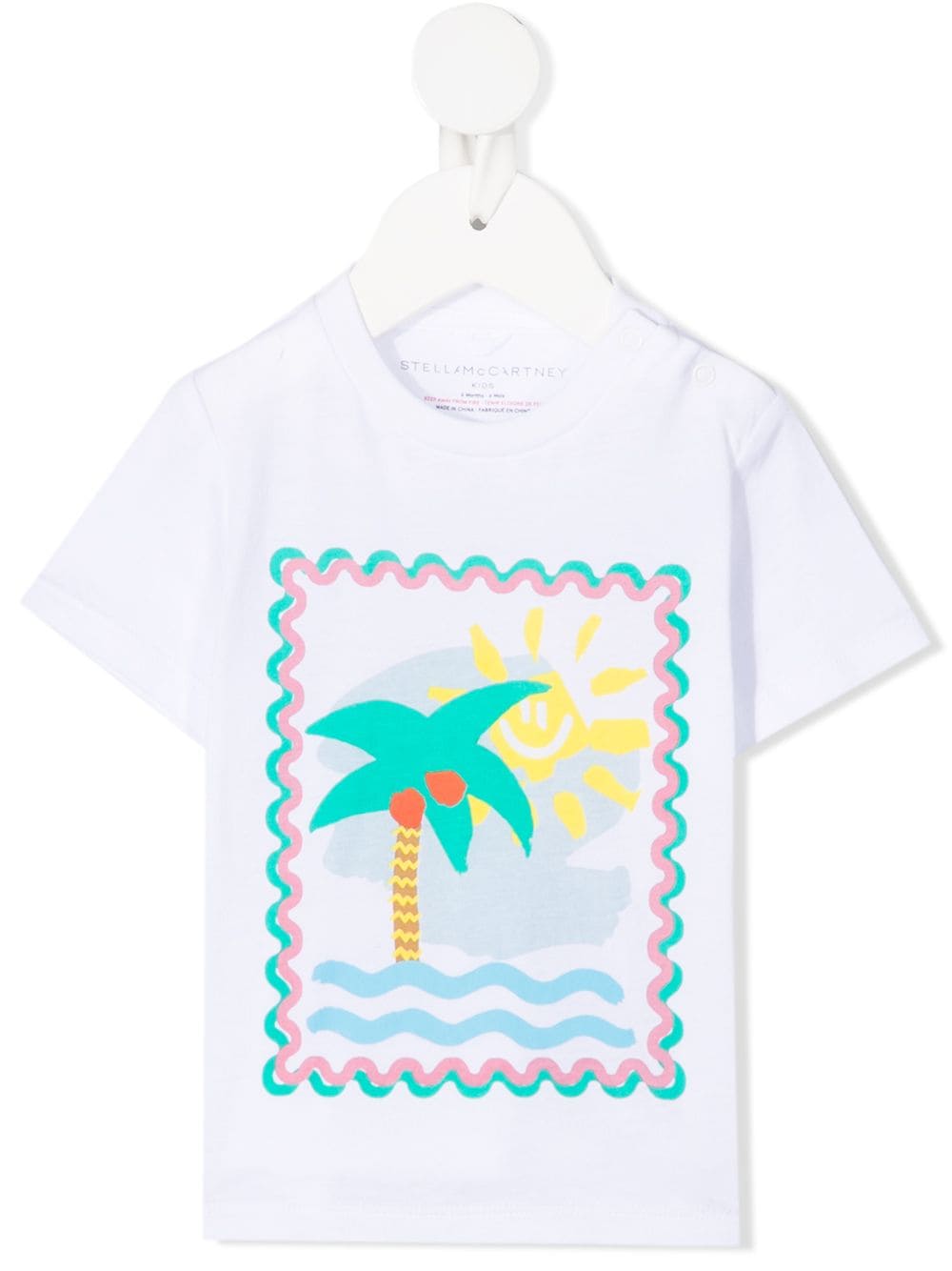 Stella McCartney Kids T-Shirt mit Palmen-Print - Weiß von Stella McCartney Kids