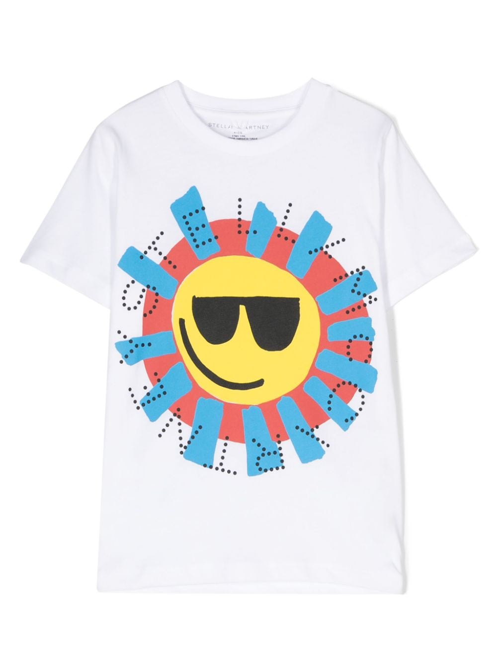 Stella McCartney Kids T-Shirt mit Sonnen-Print - Weiß von Stella McCartney Kids