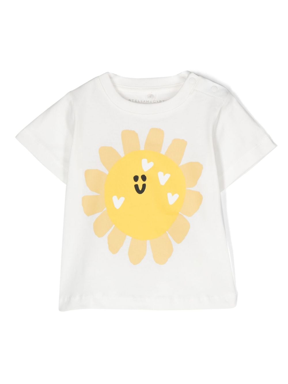Stella McCartney Kids T-Shirt mit Sonnen-Print - Weiß von Stella McCartney Kids