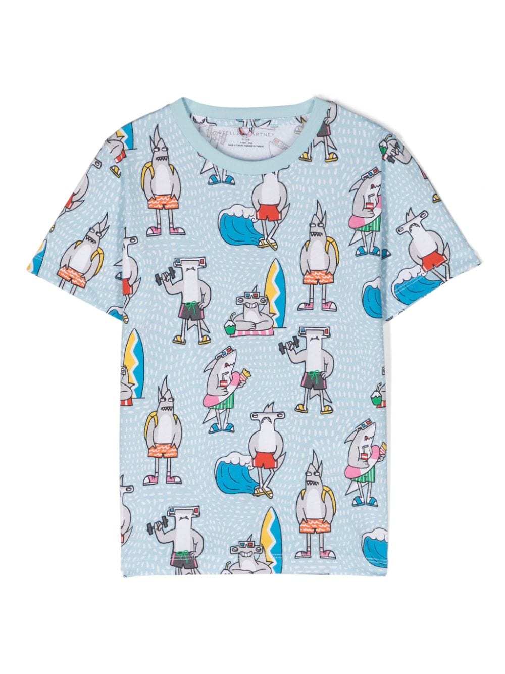 Stella McCartney Kids T-Shirt mit grafischem Print - Blau von Stella McCartney Kids