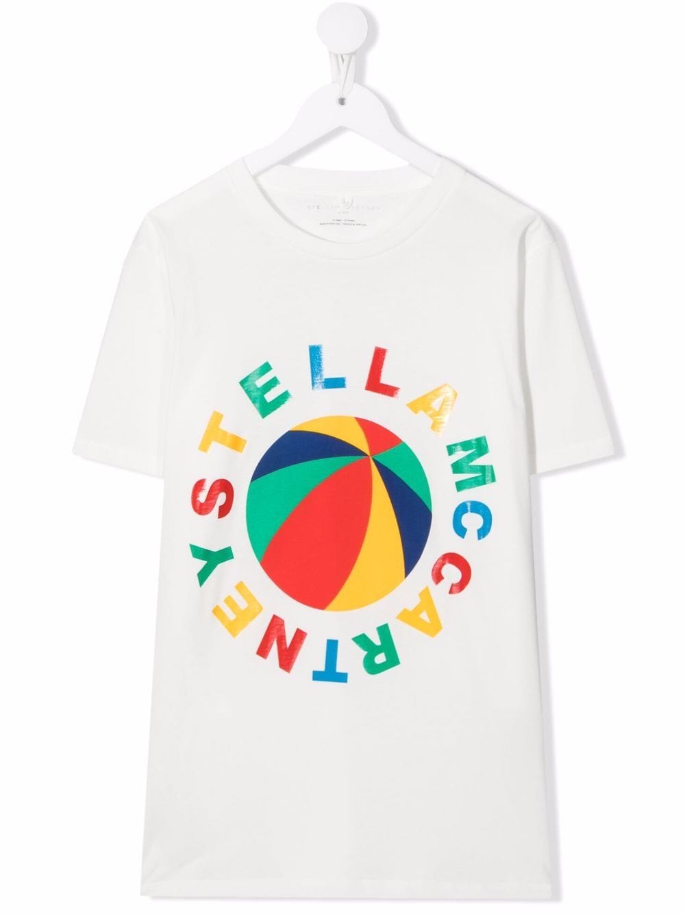 Stella McCartney Kids TEEN T-Shirt mit Logo-Print - Weiß von Stella McCartney Kids