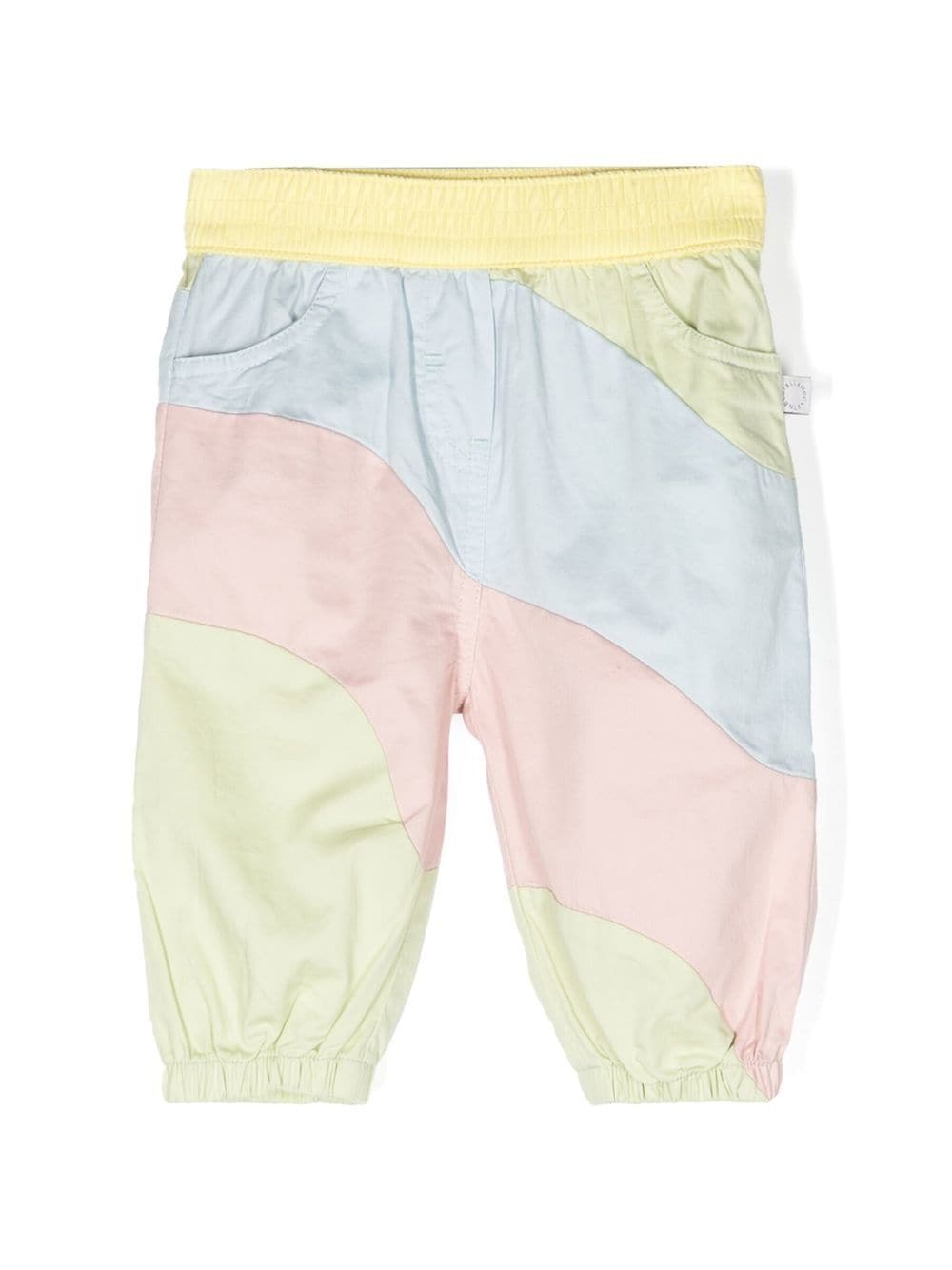 Stella McCartney Kids Jogginghose in Colour-Block-Optik - Grün von Stella McCartney Kids