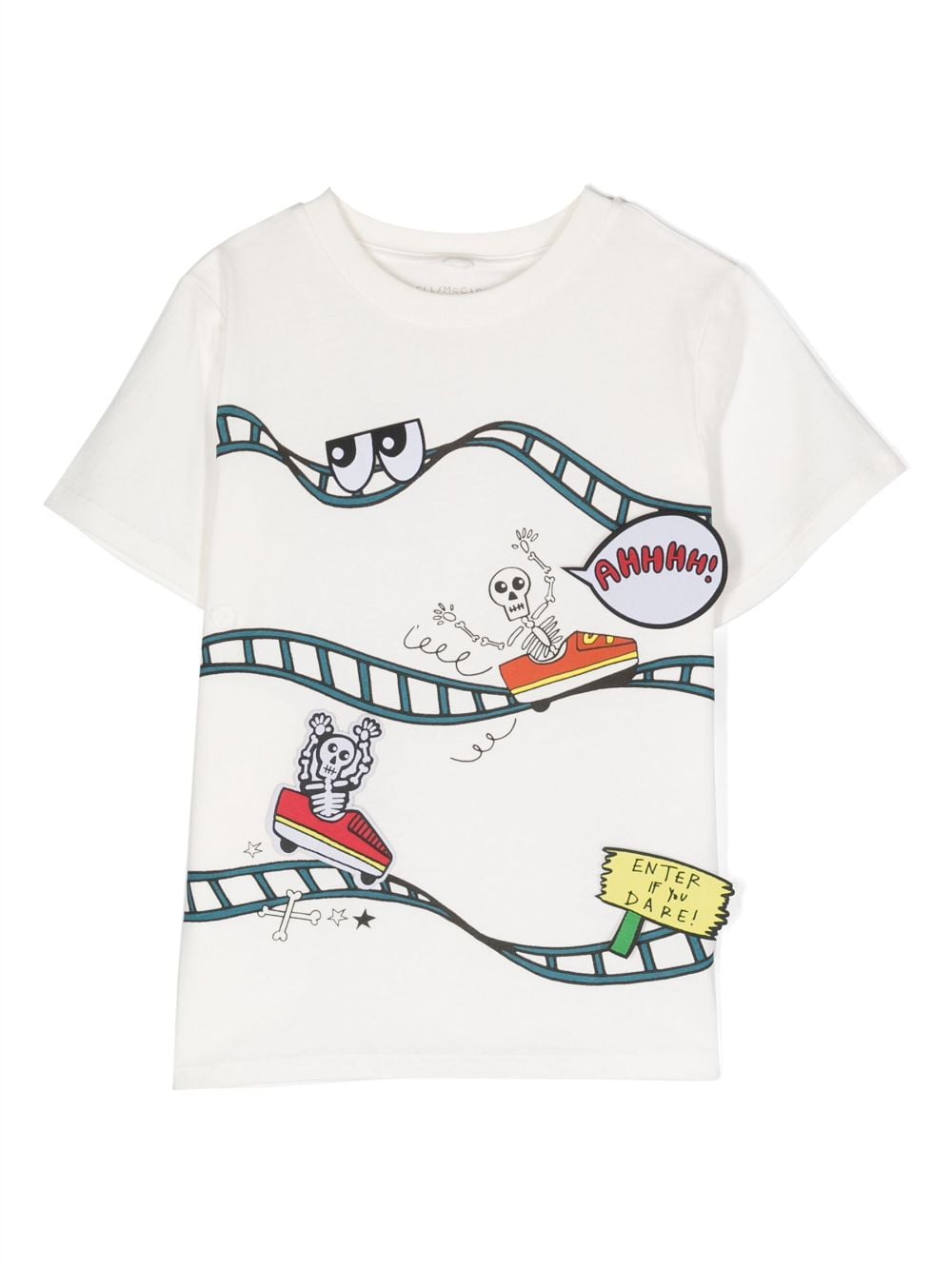 Stella McCartney Kids T-Shirt mit Cartoon-Print - Weiß von Stella McCartney Kids