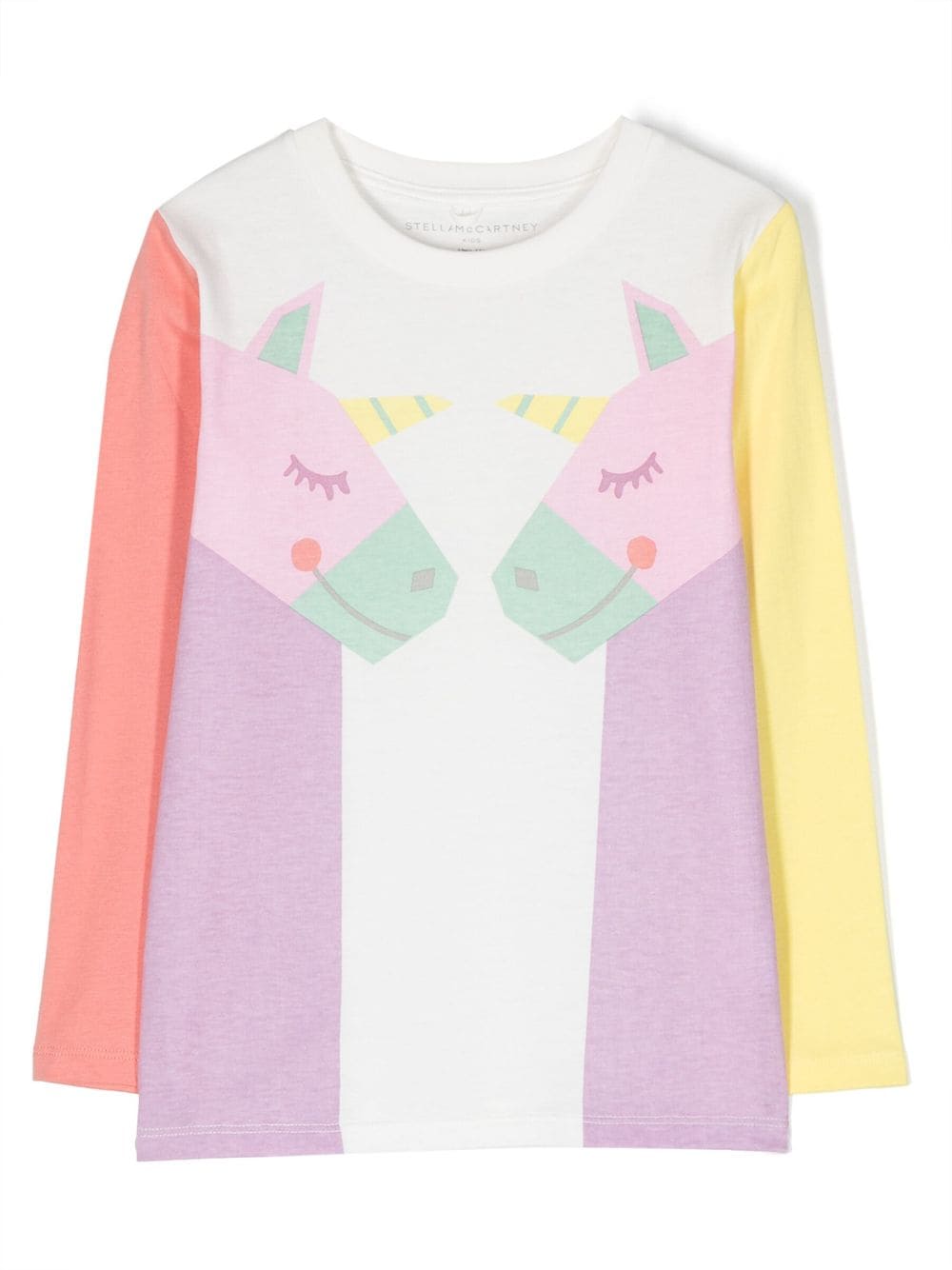 Stella McCartney Kids Langarmshirt mit Einhörnern - Weiß von Stella McCartney Kids