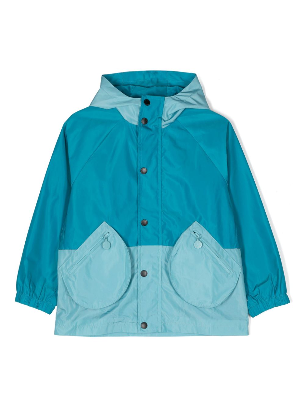 Stella McCartney Kids Zweifarbiger Parka - Blau von Stella McCartney Kids