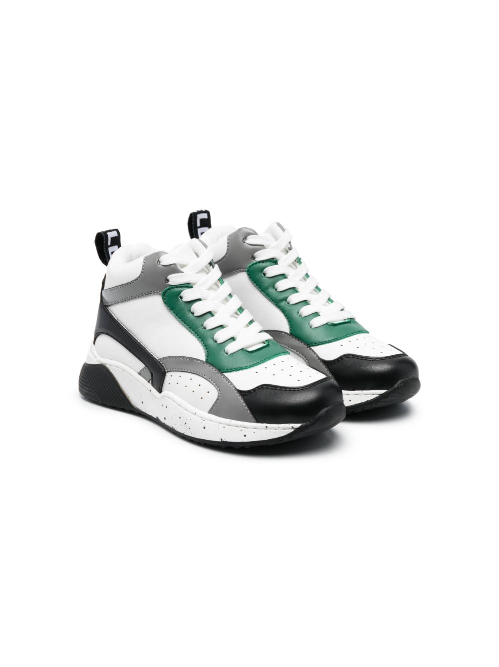 Stella McCartney Kids Sneakers in Colour-Block-Optik - Weiß von Stella McCartney Kids