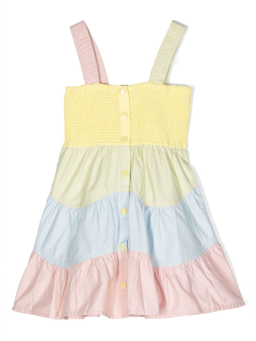 Stella McCartney Kids Gestuftes Kleid - Gelb von Stella McCartney Kids