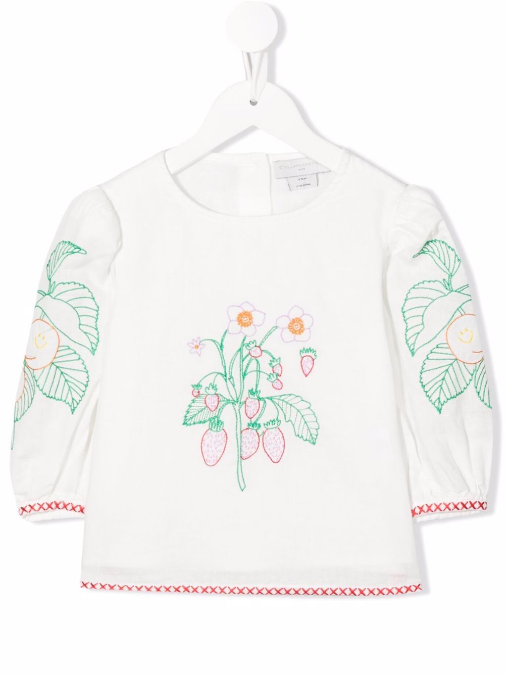 Stella McCartney Kids Bestickte Bluse - Weiß von Stella McCartney Kids