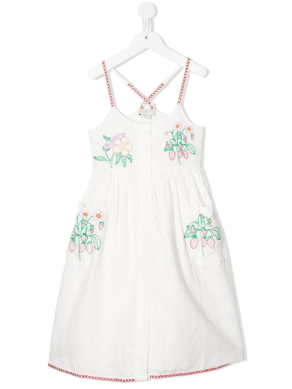 Stella McCartney Kids Besticktes Kleid - Weiß von Stella McCartney Kids